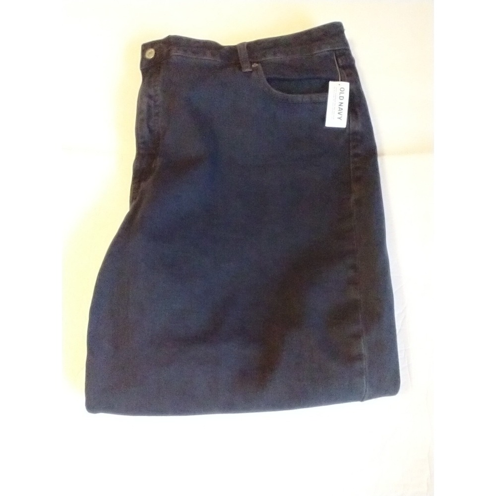 Old Navy NWT Women's 24‎ High Rise O.G. Straight Dark Blue Jeans
